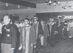Procession of CU's first Congregation